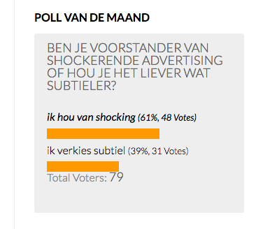 Poll shocking advertising AB